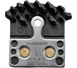 Shimano - Plaquettes De Frein Ice-Tech J04C Métal Avec Ailettes De Refroidissement